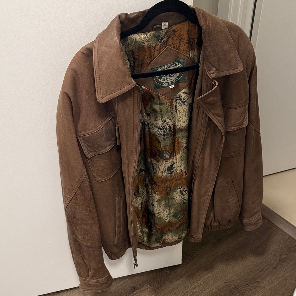 Men's Brown Leather Jacket